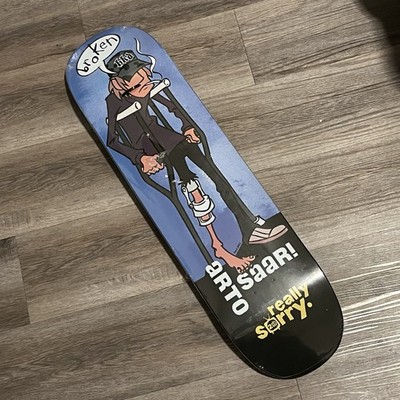 Arto Saari Flip Skateboards  Really Sorry Anniversary Skateboard Deck  Rare