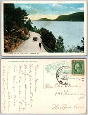 Somes Sound Shore Road Northeast Harbor Maine Postcard