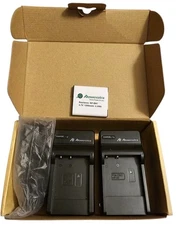 Powerextra Digital Camera Battery Charger Set Of 2, Ll Ion Battery, NP BN1-NIB