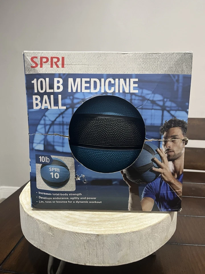 Weighted Medicine Ball Training Exercise Workout Gym Session SPRI 10lb NEW - Image 3 of 4
