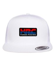 NEU KUSTOM HATZ Honda Racing V2 Patch Trucker Snapback Cap Weiß Limited Edition