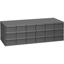 Durham 030-95 18-Drawer Metal Cabinet – 33.75"x11.75"x12.875" with 3.75"H x