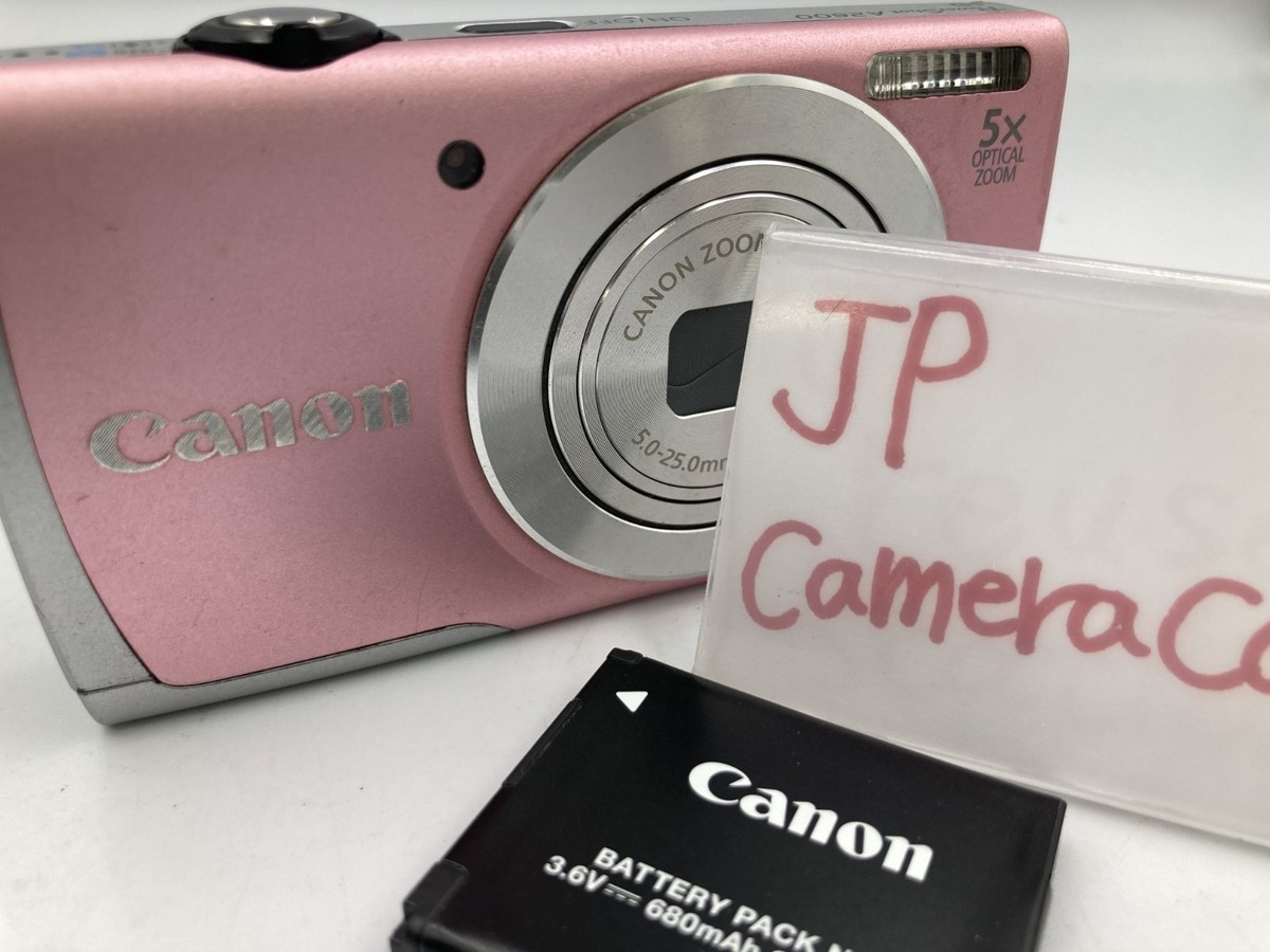 Excellent Canon PowerShot A2600 pink Digital Camera 16.0MP
