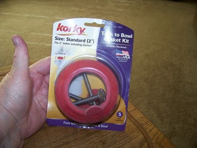 Lavelle Korky Tank to Bowl Gasket Kit fits Standard 2''   #464 New & Sealed Shut