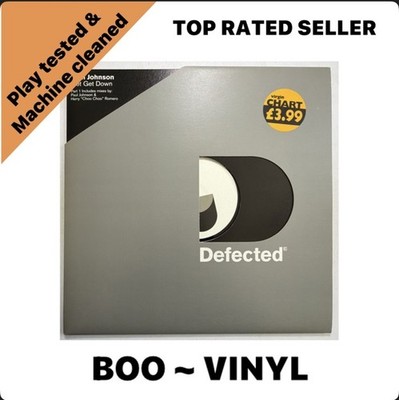 Paul Johnson Get Get Down (Part 1) 12'' vinyl record 1999 house on defected EX/EX