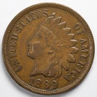 1899 Indian Head Penny Cent Extremely Fine (XF)