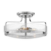 Deckenlampe Glas Metall Ø 45,6 Cm Chrom 3X E27 Jugendstil Deckenleuchte KüChe
