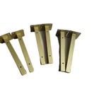 6 Pack Gold Metal For 3 Floating Shelves 8 Inch Heavy Duty Wth Screws New Opn Bx — photo 2