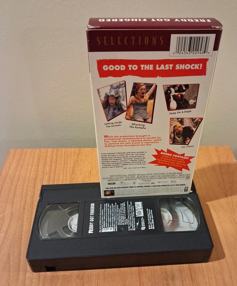 Freddy Got Fingered (VHS, 2001) Tom Green OOP  - Image 2 of 2