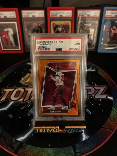 2022 Panini Rookies & Stars Tom Brady Orange #91 PSA 9 /175 Buccaneers
