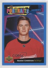 2020-21 Upper Deck UD Portraits Rookies Platinum Blue /25 Gustav Lindstrom 0zu