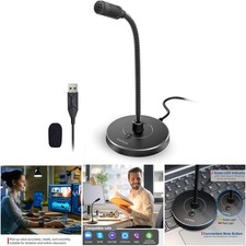 Noise-Cancelling USB Mic for PC, Laptop, Podcasting, Skype, YouTube