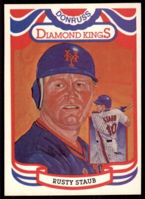 1984 Donruss Rusty Staub Baseball Cards #6
