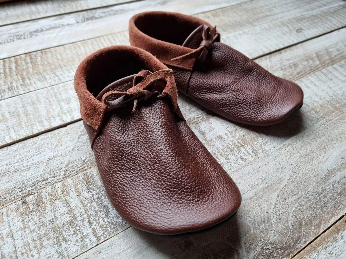 Barefoot lace up slippers Leather minimalist slippers