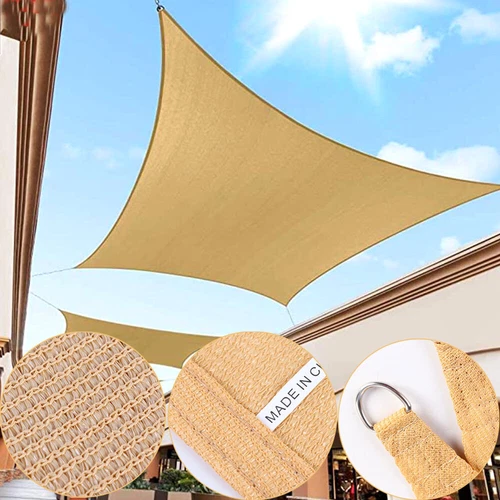 New Sun Shade Sail Garden Patio Awning Canopy 95% UV Block Outdoor