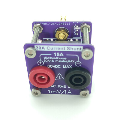 DIY S34330A 30A Current Shunt Replacement for Desktop and Handheld Multimeters