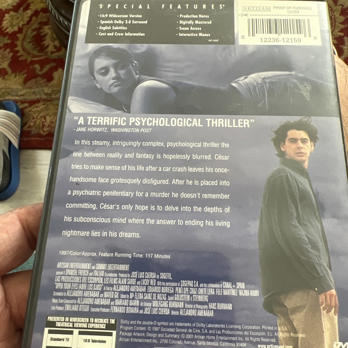 Open Your Eyes -Abre Los Ojos -Penelope Cruz,Eduardo Noriega