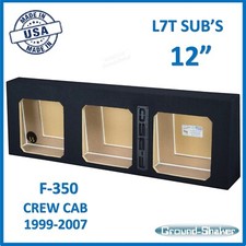 12" Triple L7T Sealed Shallow Ford F350 1999 - 2007 Sub Box Ground Shaker 12"