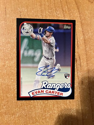 199 Topps series2 2024 Evan Carter auto