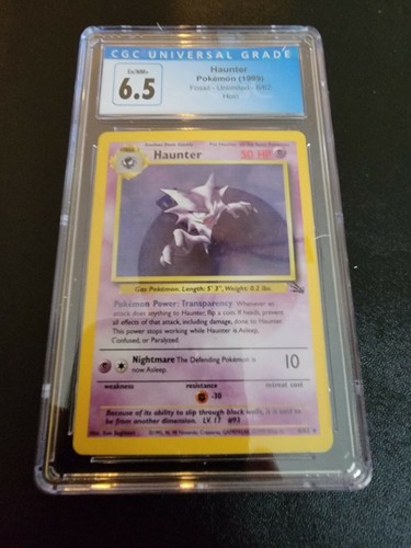 Haunter (Unlimited) graded CGC 6.5 for sale on eBay