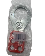 Master Lock Lockout Hasp 421 Steel W/ Red Vinyl Coating  LOT OF 2🔔