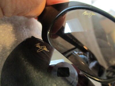 2 BLK MAUI JIM SUNGLASSES POLARIZED REFLECTIVE NAVIGATOR MJ110-02+