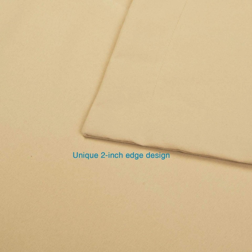 Microfiber European Pillow Shams Set of 2, Fade, Wrinkle and Shrinkage