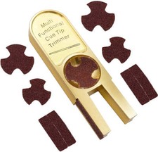 Billiards Pool Cue tip Repair Tool Accessories U-shaped 5 in 1 Trimmer/nickel