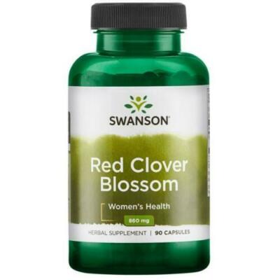 Swanson Premium Rotkleeblüte 430mg 90 Kapseln Frauengesundheit