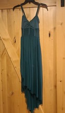 Weissman Dance Ballerina Dress Green Adult Size Small Mesh Top Tulle Long 10080