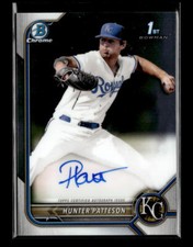 2022 Bowman Draft #CDA-HP Hunter Patteson Chrome Draft Pick Autographs