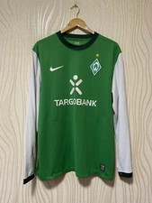 WERDER BREMEN 2009 2010 HOME FOOTBALL SHIRT SOCCER JERSEY LONG SLEEVE NIKE PLAYE
