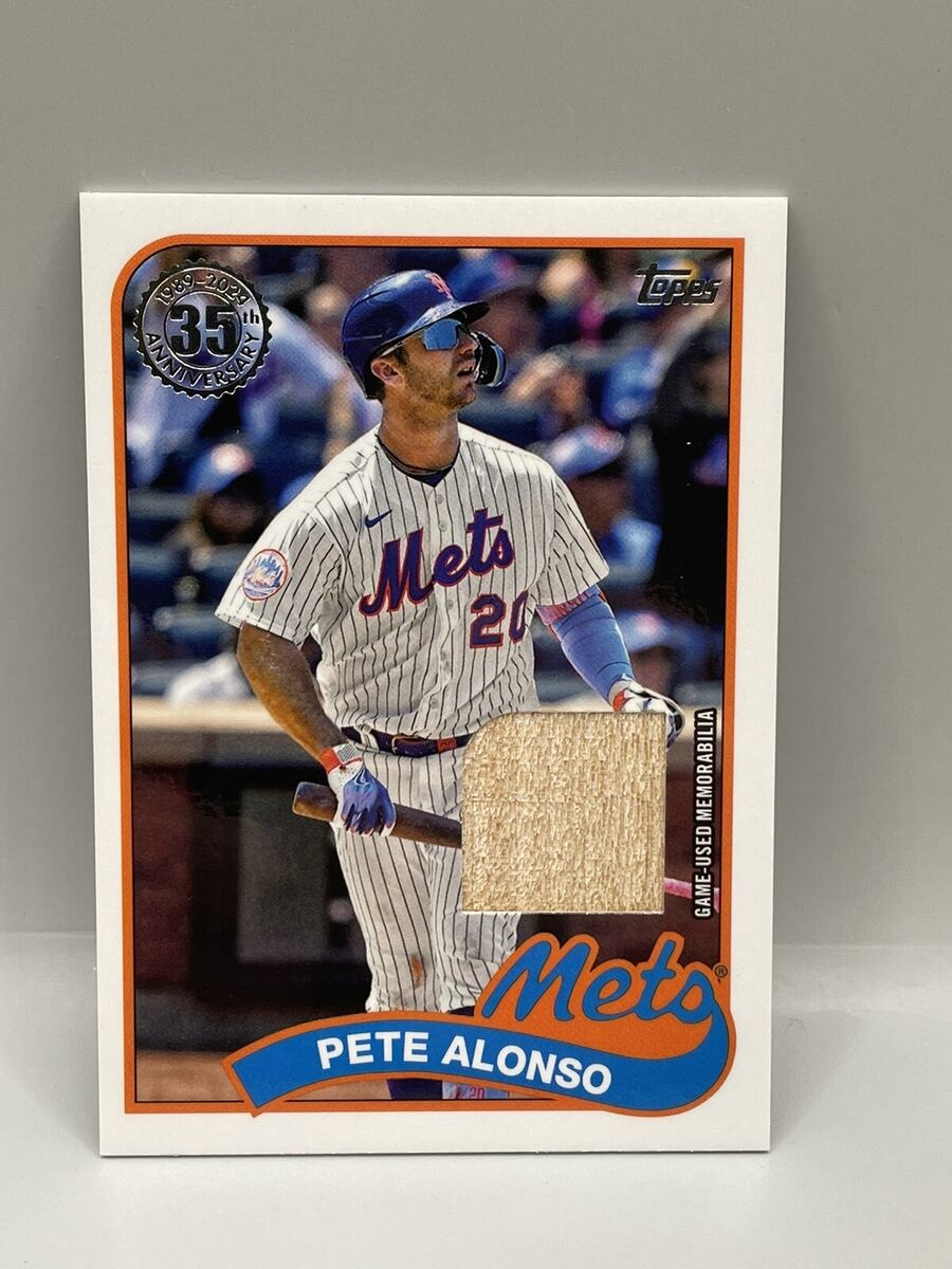 2024 Topps Series 1 PETE ALONSO Mets 1989 Relic Bat Card 2024 Topps Series 1 PETE ALONSO Mets 1989 Relic Bat Card