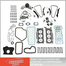 Timing Chain Kit w/Gasket MDS Lifters For 11-15 Chrysler Dodge Jeep Ram 3.6L