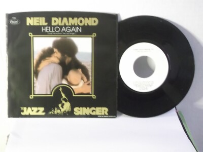Neil Diamond,Capitol 4960''Hello Again''US,7''45 w P/S,1980 TEST PRESSING!,RARE,M