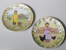 (PRL) LOTTO PIATTI UNICEF COLLEZIONE PORCELLANA HEINRICH VILLEROY & BOCH N°2 + 3