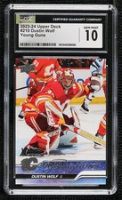 2023-24 Upper Deck Series 1 Young Guns Dustin Wolf #210 CGC 10 Gem Mint 0u20