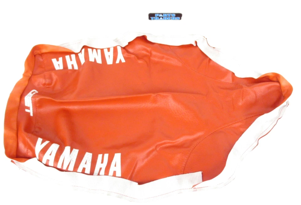 NOS Vintage Ceet Racing Seat Cover Yamaha YZ125/Y490 1985 Red Vinyl - Image 2 of 3