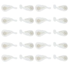  10pcs squisiti bottoni di stoffa bottoni di abbigliamento per le perle bottoni