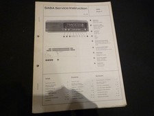 Original Service Manual Saba Donau F