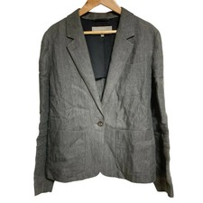 Margaret Howell Linen Tailored Jacket Gray Women's Size 2 Used
