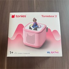 Tonies Toniebox 2 Starter Set Ms Rachel Tonie Pink Audio Player Kids NEW