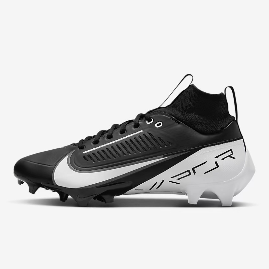 Nike vapor edge pro 360 2 black white Football Cleats size 9  display picture 1