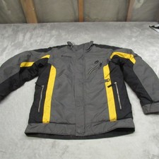 Columbia Jacket Youth 10/12 Black Wind Rain Insulated Snow Winter Outdoor Warm