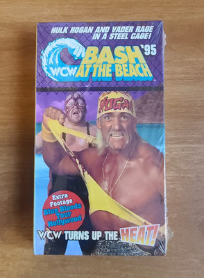 WCW Bash At The Beach 1995 VHS Brand New Sealed Rare Hulk Hogan Vader