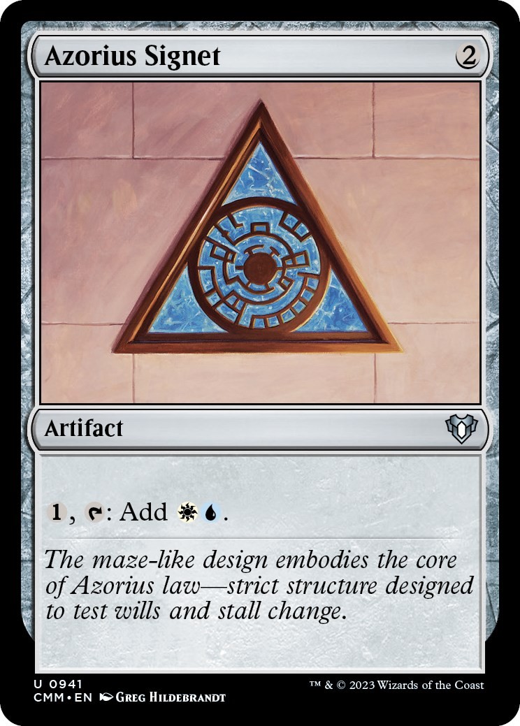 Azorius Signet Commander Masters 941 NM