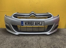 2012 CITROEN C4 FRONT BUMPER IN SILVER COLOUR COMPLETE FITS 2010-2014 MODEL