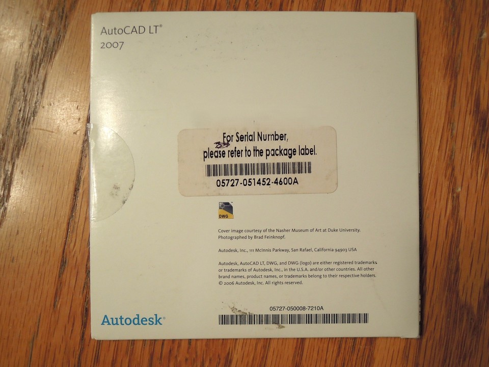 Autocad LT 2007 Autodesk Software with Serial Key Activation Code not ...
