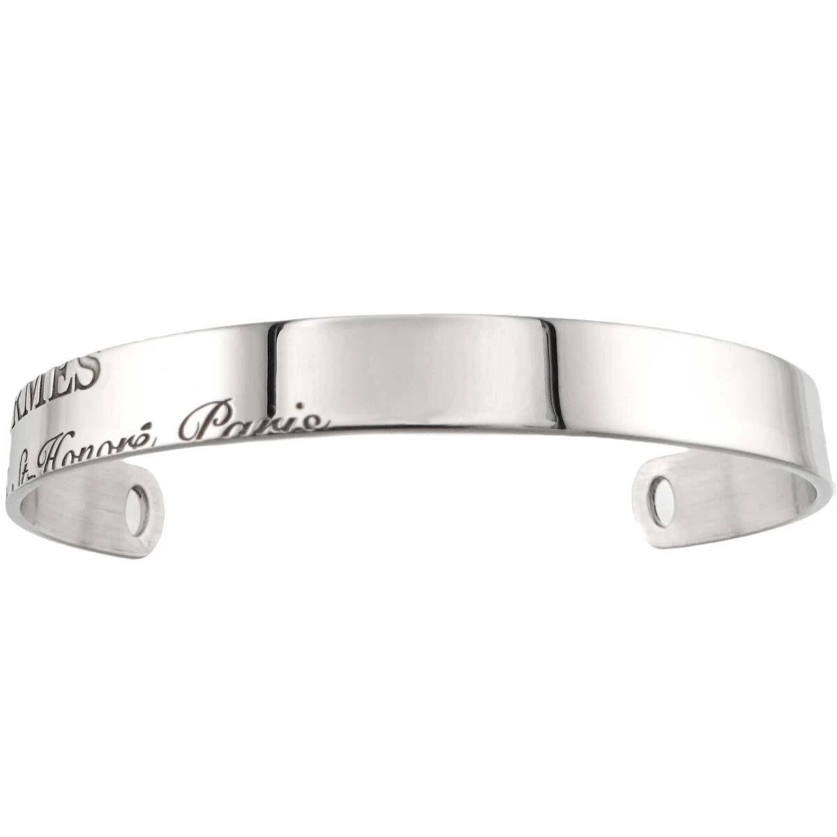 HERMÈS Bracciale HERMES Cartiglio 15 cm Bracciale Argento SV 925 Braccialetto