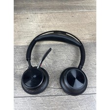 Poly Voyager Focus 2 On-Ear Stereo Headset Black Bluetooth Adjustable Headband